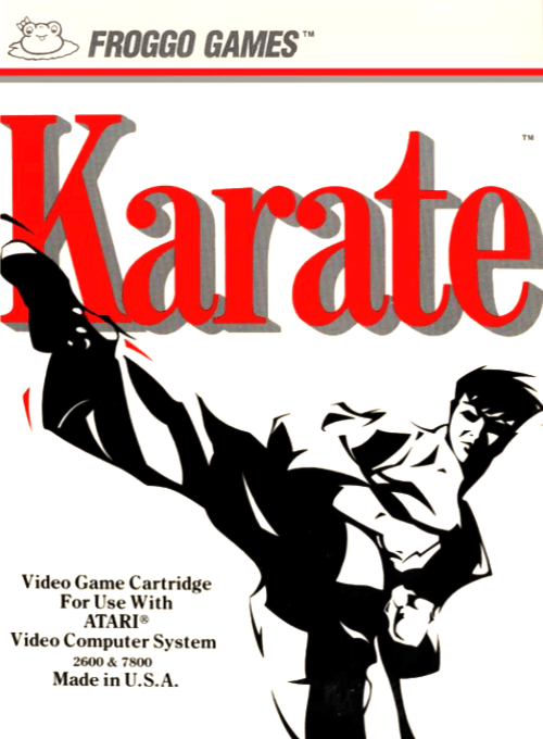 Karate box art for Atari 2600